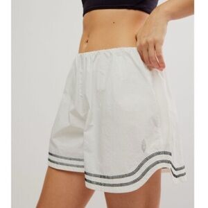 FP Movement Free People All Around Shorts White Lined
